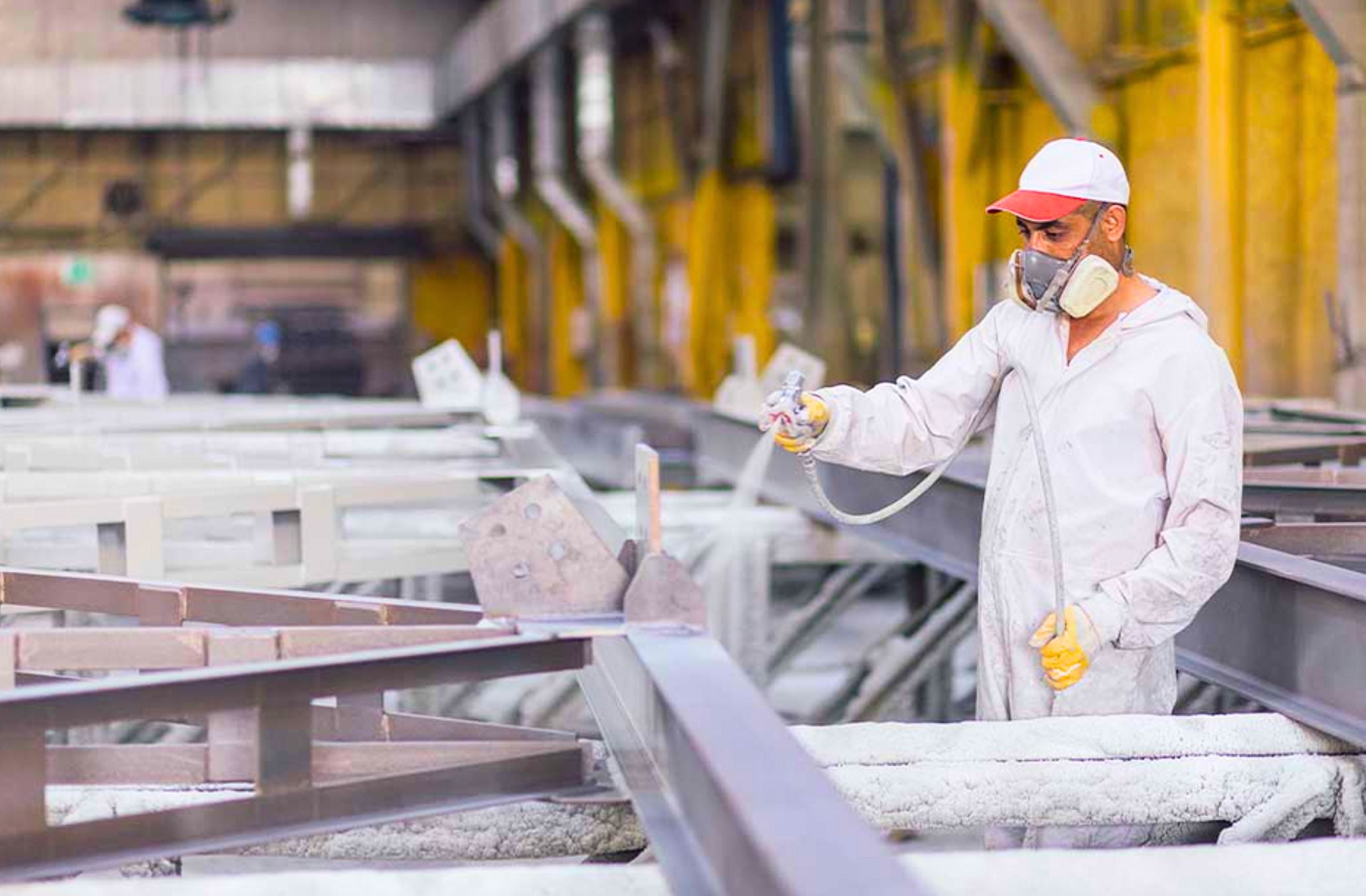 Die casting painting process